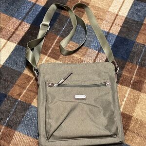 Baggallini Olive Messenger Bag